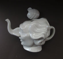 Load image into Gallery viewer, Vintage 1980s Fluck &amp; Law Teapot. Spitting Image Caricature of Margaret Thatcher
