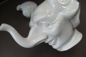 Vintage 1980s Fluck & Law Teapot. Spitting Image Caricature of Margaret Thatcher