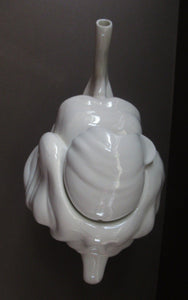 Vintage 1980s Fluck & Law Teapot. Spitting Image Caricature of Margaret Thatcher