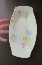 Load image into Gallery viewer, Stylish 1950s Norwegian Figgjo Flint Crocus Serving Plate or Sandwich Plate
