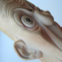 Load image into Gallery viewer, Antique Porcelain SMOKING HEAD Ashtray by Schafer &amp; Vater. Sweet Adeline RARE VARIANT
