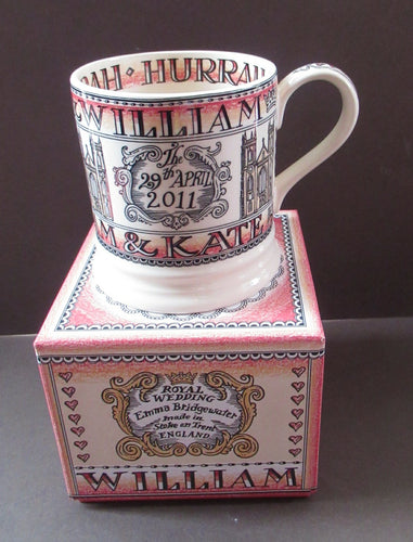 Emma Bridgewater Mug 2011 BOXED Wedding of Kate and William Westminster Abbey