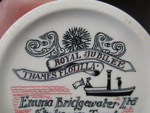 Emma Bridgewater Mug 2012. Diamond Jubilee Flotilla on the River Thames