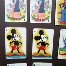 Load image into Gallery viewer, EARLY DISNEY SHUFFLED SYMPHONIES Collectable Game. Vintage Illustrated Pepys PLAYING CARDS. Issued 1939
