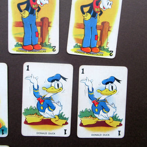 EARLY DISNEY SHUFFLED SYMPHONIES Collectable Game. Vintage Illustrated Pepys PLAYING CARDS. Issued 1939