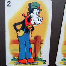 Load image into Gallery viewer, EARLY DISNEY SHUFFLED SYMPHONIES Collectable Game. Vintage Illustrated Pepys PLAYING CARDS. Issued 1939
