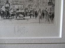 Load image into Gallery viewer, William Walcot Fleet Street London 1931 Etching Pencil Signed
