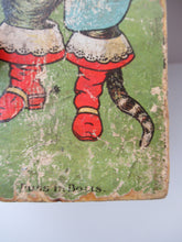 Load image into Gallery viewer, Antique Wooden Skittle Pantomime Cat Puss in Boots
