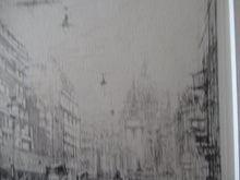 Load image into Gallery viewer, William Walcot Fleet Street London 1931 Etching Pencil Signed
