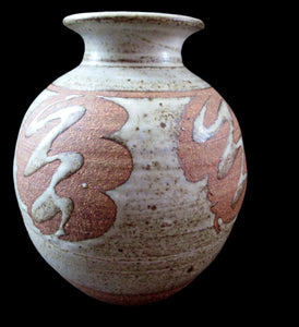 David Heminsley 1980s Stoneware Studio Pottery Vase Scottish