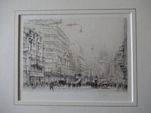 Load image into Gallery viewer, William Walcot Fleet Street London 1931 Etching Pencil Signed
