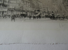 Load image into Gallery viewer, William Walcot Fleet Street London 1931 Etching Pencil Signed
