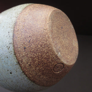 David Heminsley 1980s Stoneware Studio Pottery Vase Scottish