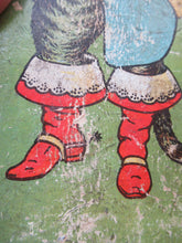 Load image into Gallery viewer, Antique Wooden Skittle Pantomime Cat Puss in Boots
