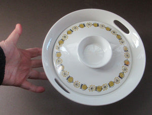 1960s Norwegian Clupea Herring Dish Lidded Casserole or Serving Disah Figgjo Flint Turi Design