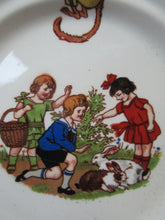 Load image into Gallery viewer, 1920s Nursery Ware Plate. Five Farmyard Design Side Plates
