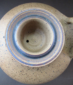 1970s Danish Studio Pottery Teapot by Jesper Packness, Denmark. Copenhagen