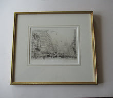 Load image into Gallery viewer, William Walcot Fleet Street London 1931 Etching Pencil Signed
