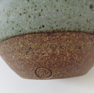 David Heminsley 1980s Stoneware Studio Pottery Vase Scottish