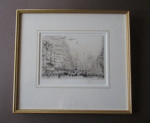 Load image into Gallery viewer, William Walcot Fleet Street London 1931 Etching Pencil Signed

