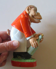 Load image into Gallery viewer, 1920s SCHAFER &amp; VATER Nipper Flask or Bottle in the Form of a Comical Monkey Opening a Bottle
