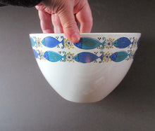 Load image into Gallery viewer, 1960s NORWEGIAN CLUPEA (Herring) Design. RARE Large Serving Bowl. Figgjo Flint, Turi Design 
