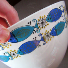 Load image into Gallery viewer, 1960s NORWEGIAN CLUPEA (Herring) Design. RARE Large Serving Bowl. Figgjo Flint, Turi Design 
