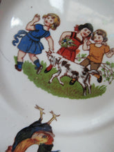 Load image into Gallery viewer, 1920s Nursery Ware Plate. Five Farmyard Design Side Plates

