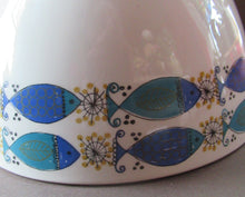 Load image into Gallery viewer, 1960s NORWEGIAN CLUPEA (Herring) Design. RARE Large Serving Bowl. Figgjo Flint, Turi Design 
