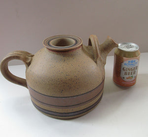 1970s Danish Studio Pottery Teapot by Jesper Packness, Denmark. Copenhagen