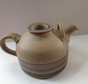 1970s Danish Studio Pottery Teapot by Jesper Packness, Denmark. Copenhagen