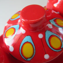 Load image into Gallery viewer, 1960s BRISTOLIA, ITALY Pottery Cruet Set. Salt and Pepper Pot, Mustard Pot on Stand
