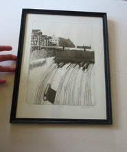 Load image into Gallery viewer, Vintage 1970s Etching of Waverley Station
