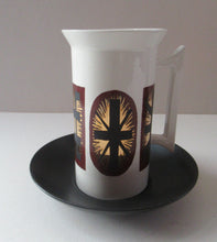 Load image into Gallery viewer, Portmeirion Gold Signs 1960s Spare Coffee Cup and Saucer
