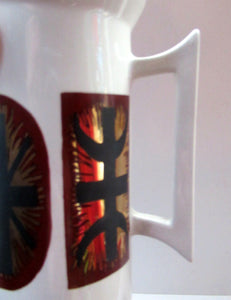 Portmeirion Gold Signs 1960s Spare Coffee Cup and Saucer