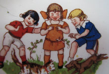 Load image into Gallery viewer, Antique German Nursery Miniature Bowls. Children in a Farmyard
