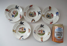 Load image into Gallery viewer, Antique German Nursery Miniature Bowls. Children in a Farmyard
