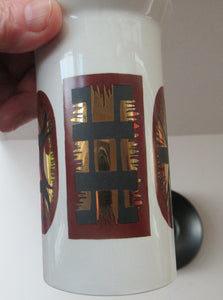 Portmeirion Gold Signs 1960s Spare Coffee Cup and Saucer