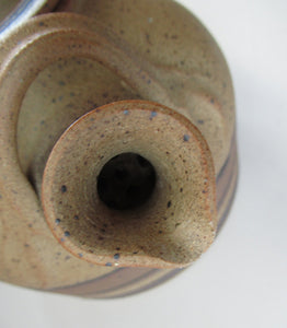 1970s Danish Studio Pottery Teapot by Jesper Packness, Denmark. Copenhagen