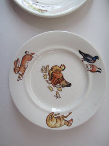 Antique German Bone China Nursery Ware. Small Job Lot