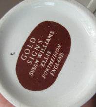 Load image into Gallery viewer, Portmeirion Gold Signs 1960s Spare Coffee Cup and Saucer
