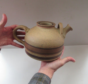 1970s Danish Studio Pottery Teapot by Jesper Packness, Denmark. Copenhagen