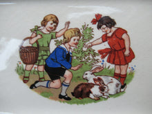 Load image into Gallery viewer, Antique German Bone China Nursery Ware. Small Job Lot. Farmyard Scenes
