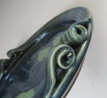Load image into Gallery viewer, Geroge Ormerod Large Studio Pottery Platter Decoration with Fish
