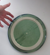 Load image into Gallery viewer, Geroge Ormerod Large Studio Pottery Platter Decoration with Fish
