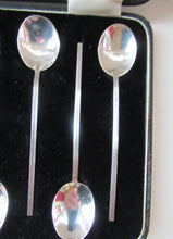 Load image into Gallery viewer, Art Deco Solid Silver 1930s Coffee Spoons
