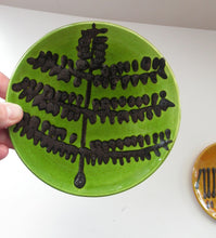 Load image into Gallery viewer, Margery Clinton Small Plate with Slipware Tree Pattern

