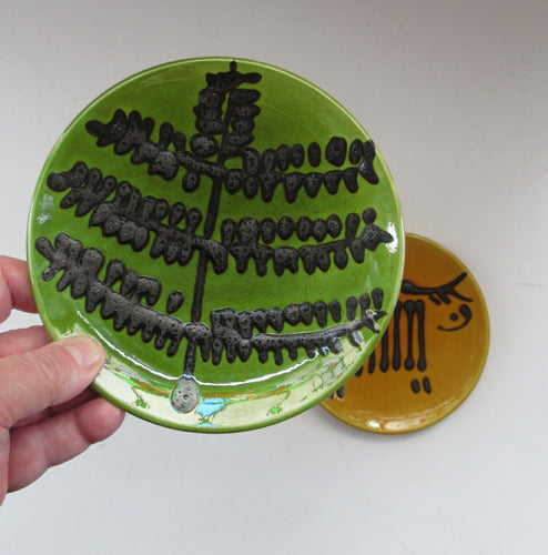 Margery Clinton Small Plate with Slipware Tree Pattern