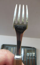 Load image into Gallery viewer, 1960s Cutlery Set by MILLS MOORE, England. Set of Six Fish Knives and Forks
