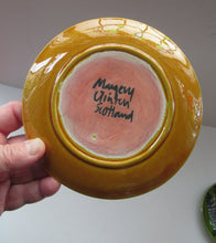 Load image into Gallery viewer, Margery Clinton Small Plate with Slipware Highland Cow Pattern
